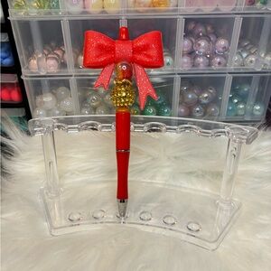 Red Bow Topper Ballpoint Pen
